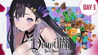 【Donothon Day 3】Viewer spawns disasters in my Minecraft world!