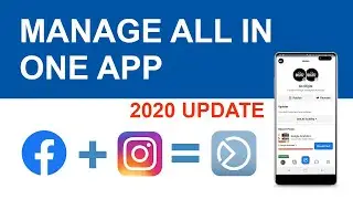 Manage Business Page And Instagram in One App ( 2020 ) | Facebook Business Suite | New Page Manager