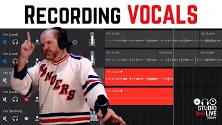 Recording VOCALS in GarageBand iOS | Vocal recording session