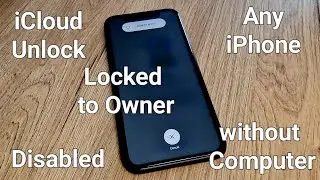 iCloud Unlock Any Disabled iPhone without Computer✔️Activation Lock Remove Locked to Owner✔️