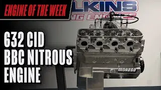 632 cid Big Block Chevy Nitrous Engine