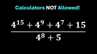 Simplify Without Calculators | An Ultimate Algebra Puzzle!