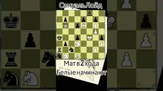🧠 задача Лойда 27. Мат в 2 хода. #chess_stories_shorts #chess #шахматы #задачи #шахматныезадачи