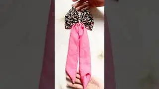 DIY long tail bow🎀 #shorts #diy #bows #shortsfeed #reels #ytshorts #newyoutubechannel #fyp #new #ad