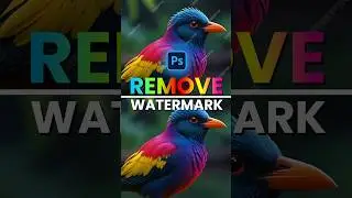 How to Remove Watermark in Photoshop #watermark #photoshop #tutorial #shorts #ytshorts #