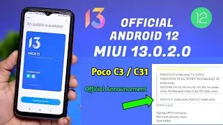 Poco C3 MIUI 13 Update | How to install Miui 13 update Poco C3