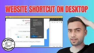 How to Make a Website Shortcut on Desktop Microsoft Edge