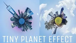 Quick Tiny Planet Photo Effect under 1 minute - Picsart Tutorial for Mobile