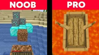 Minecraft NOOB vs PRO vs HACKER: Parkour 😳