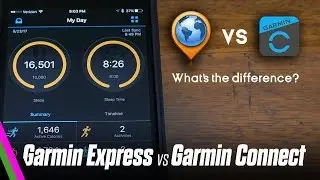 Garmin Express vs Garmin Connect // Whats the difference? // Garmin Tutorial