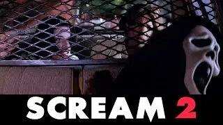 Scream 2 (1997) - Sidney & Hallie Escape The Police Car 1080p