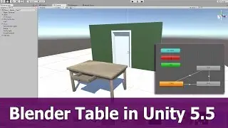 Blender Table Animation in  Unity 5