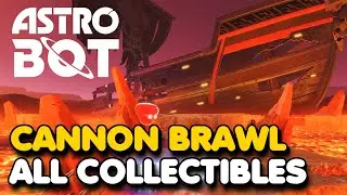 Astro Bot - Cannon Brawl 100% Walkthrough (All Bots & Puzzle Pieces)