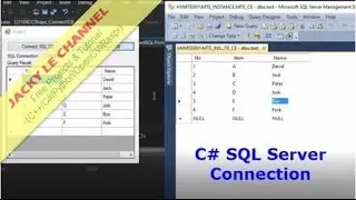 Connect SQL Database in C# Visual Studio 2015, VS2013 fast way 30 second