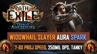 [POE 3.22] Aurastacking Bow Spark Slayer Build Overview