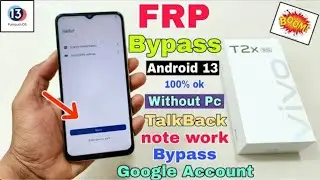 VIVO T2x 5G FRP Bypass Android 14 | New Security 2024 | VIVO Y56 5G Google Account Bypass Without PC