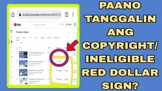 HOW TO REMOVE RED DOLLAR SIGN | COPYRIGHT RESTRICTIONS