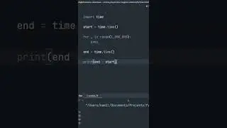 Jak policzyć czas wykonania programu w Pythonie? #python #programowanie