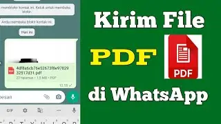 Cara kirim file pdf di WhatsApp