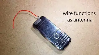 Use earphones jack as atenna, wire functions as antenna