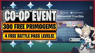 How to Elemental Crucible | Resin Sinkhole?! | Free Primogems | Genshin Impact CooP Event