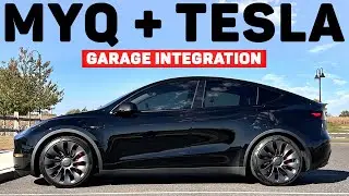 Tesla myQ Garage Door Integration - Feature Walkthrough & Setup