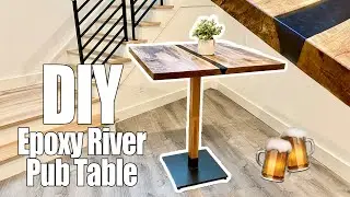 Making an Epoxy River Pub Table 🍺