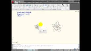 AutoCAD Tutorials - Using the SCALE Command