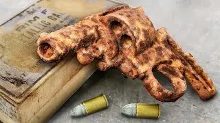 1882 Британский бульдог | Реставрация старого револьвера
