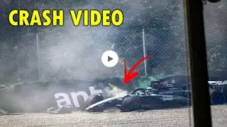 Kimi Antonelli Crash FP1 | Kimi Antonelli Crashes at Monza On FP1 Debut | 2024 Italian Grand Prix