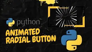 How To Make An Animated Radial Button In Matplotlib (Python Tutorial)