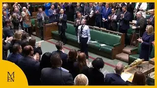 Standing ovation for MP who had limbs amputated after sepsis