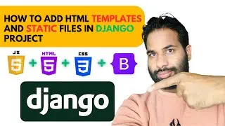 How To Add Complete Website Template In Django Project | How To Make Complete Website In Python |