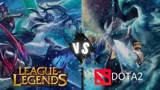 A complete difference between League of Legends vs DOTA 2 #games4us