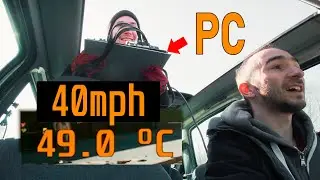 PC on the car roof - best cooling