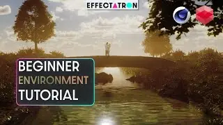 Beginner Environment Tutorial | C4D + Redshift | Quixel + Asset Browser Elements Really Rad Render