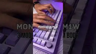 MONSGEEK M1W - Лавандовая красотка в алюминиевом кейсе с тремя режимами подключения