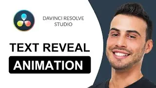 How To Make Text Reveal Animation in DaVinci Resolve | Tutorial 2024