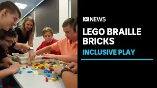 Braille Lego comes to Australia, helping kids with vision impairment to learn by touch | ABC News