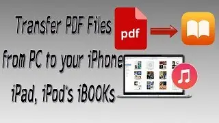 iTunes | Transfer PDF from PC to Your iPhone, iPad, iPod's iBooks