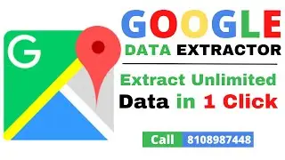 Extract unlimited data from Google Maps in 1 click with Google Map Data Extractor