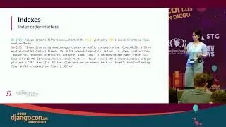 Tips and tricks for optimizing Django response times with Carmela Beiro - DjangoCon US 2022