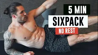 5 MIN DAILY SIXPACK AB WORKOUT | NO REST