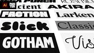 The NEW ReType Beta Tool in Illustrator