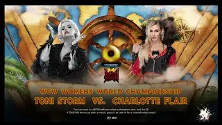 WWE 2K24: Toni Storm vs Charlotte Flair(c) - WCW WOMEN'S CHAMPIONSHIP