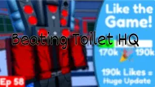 Beating Toilet HQ in Toilet Tower Defense