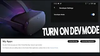 How to Turn on Developer Mode and Create an Organization for the Oculus Quest