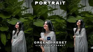 portrait Green preset | How to download preset | free Lightroom preset | Green preset |