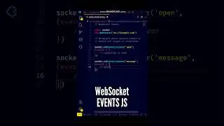 😍😍 How to use the WebSocket Events in JavaScript? 