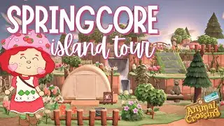 Springcore + Forestcore Island Tour | Cozy Cottagecore Getaway! ACNH | Animal Crossing New Horizons